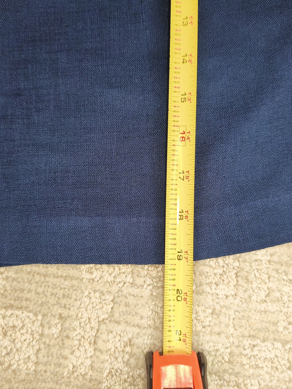 VTG Hanasport Women's Shorts Size 8 Dark Blue Denim Pockets High Waist Casual - Picture 5 of 8